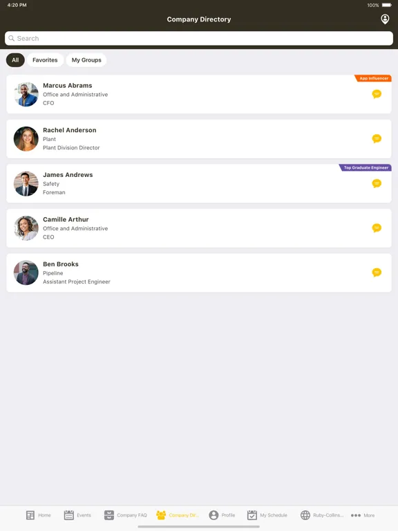 Ruby-Collins iPad  스크린샷