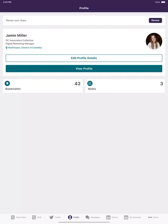 Screenshot di Renal Physicians Association iPad 