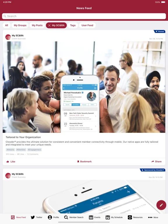 Zrzuty ekranu SC&RA iPad