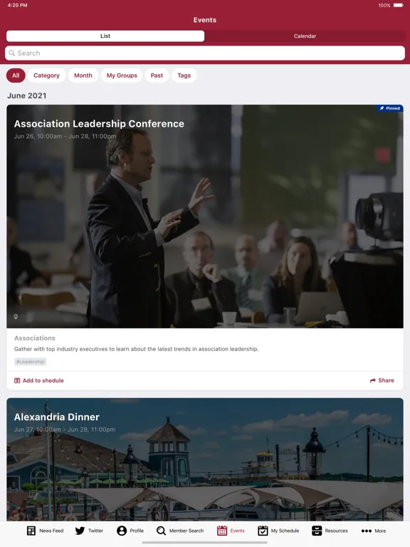 Zrzuty ekranu SC&RA iPad