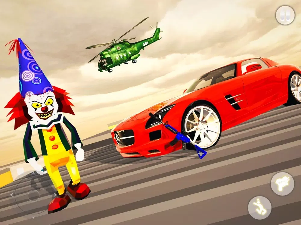 Captures d'écran de Clown Gangster Crime City Hero iPad 