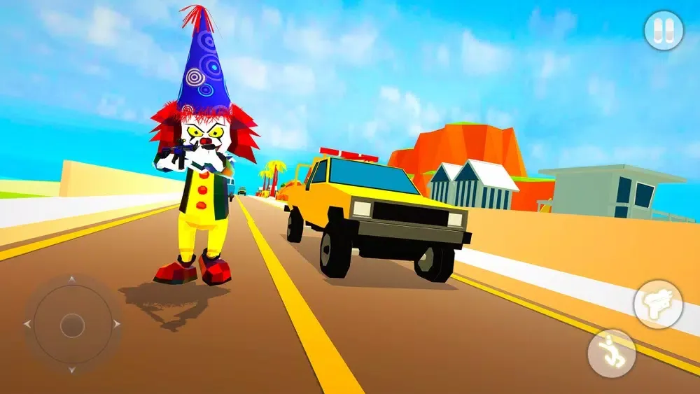 Captures d'écran de Clown Gangster Crime City Hero
