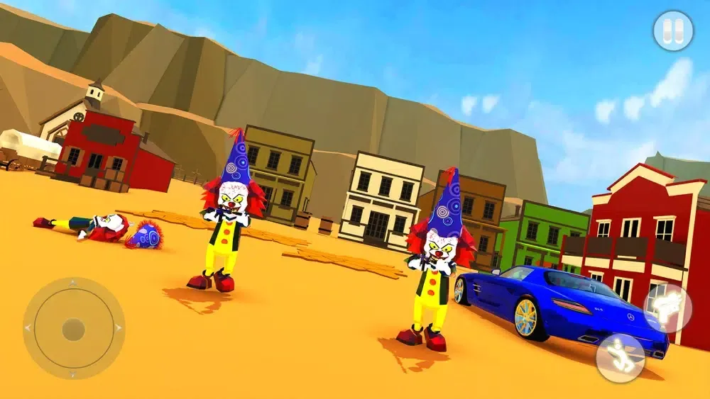 Captures d'écran de Clown Gangster Crime City Hero
