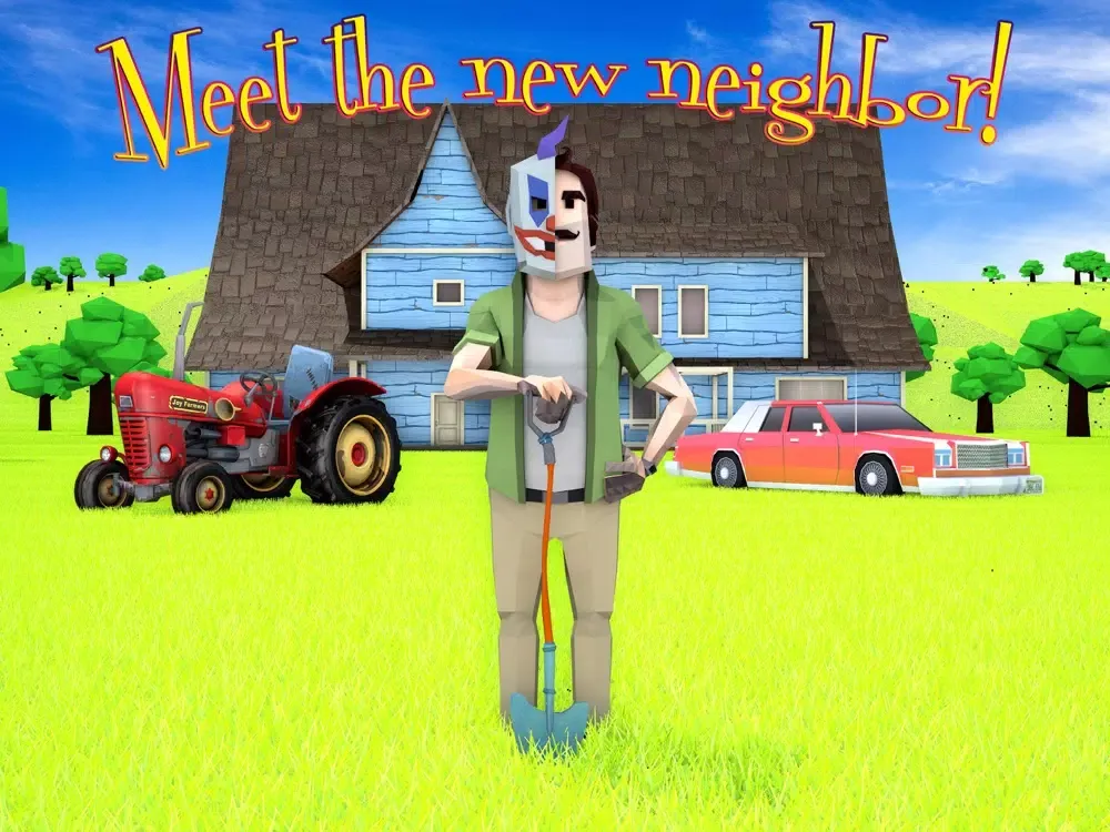 Scary Clown Man Neighbor iPad  Screenshots