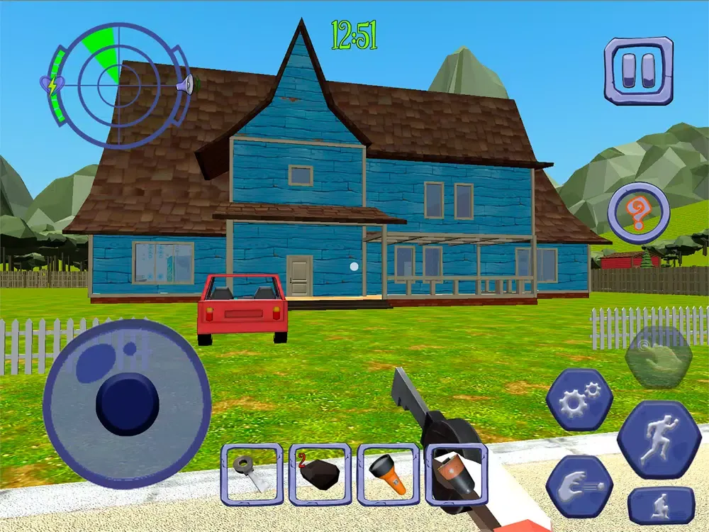 Scary Clown Man Neighbor iPad  Screenshots