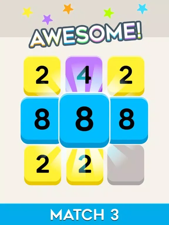 Capturas de tela do 4096 Merge Match - Puzzle Game iPad 