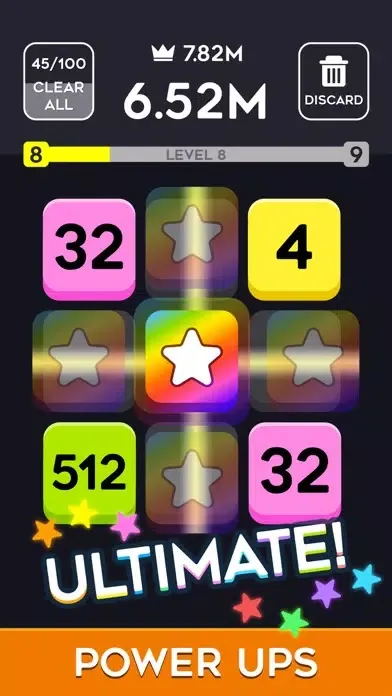 Capturas de tela do 4096 Merge Match - Puzzle Game