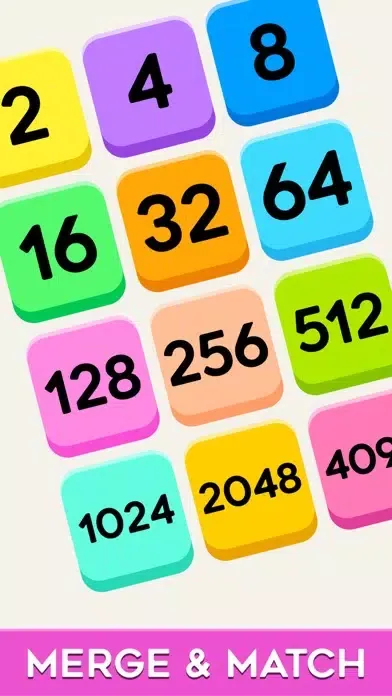 Capturas de tela do 4096 Merge Match - Puzzle Game