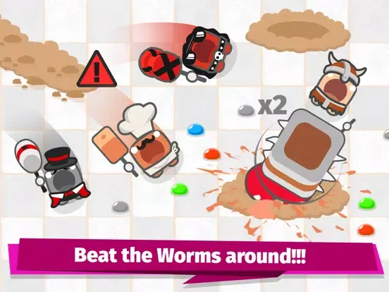 تصاویر Smashers.io Foes in Worms Land iPad 