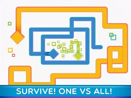 Snix.io Snake Line Arena iPad Screenshots