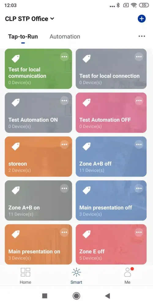 Smart Sensor Automation Screenshots