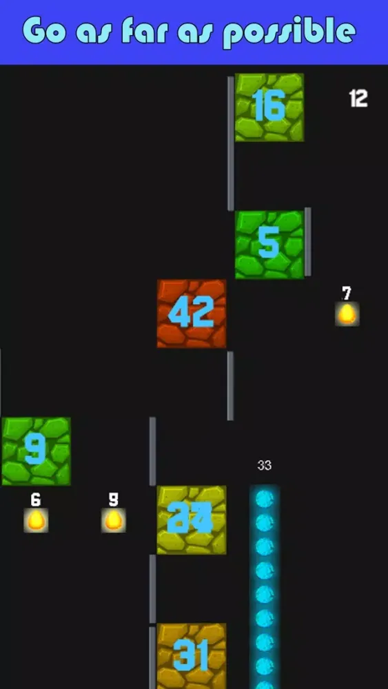 Glow balls through blocks Screenshots
