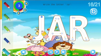 Скриншоты kids A-Z alphabet tracing reading