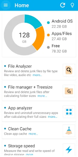 Storage Space Screenshots