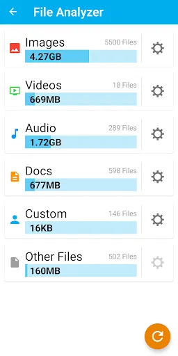 Storage Space Screenshots
