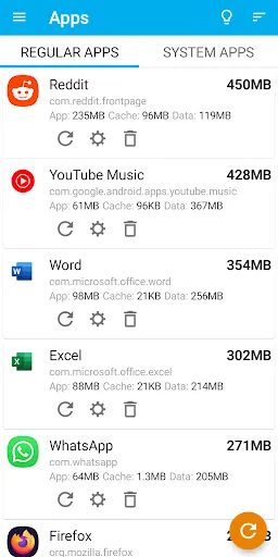 Storage Space Screenshots