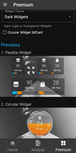 Storage Space Screenshots