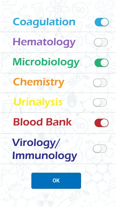 Capturas de tela do Clinical Lab Science Review