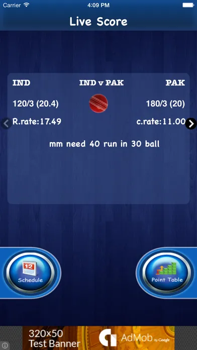 IPL 2017 - Live score Schedule应用截图
