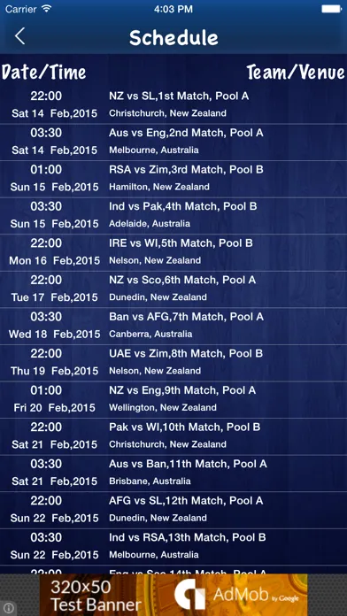 IPL 2017 - Live score Schedule应用截图