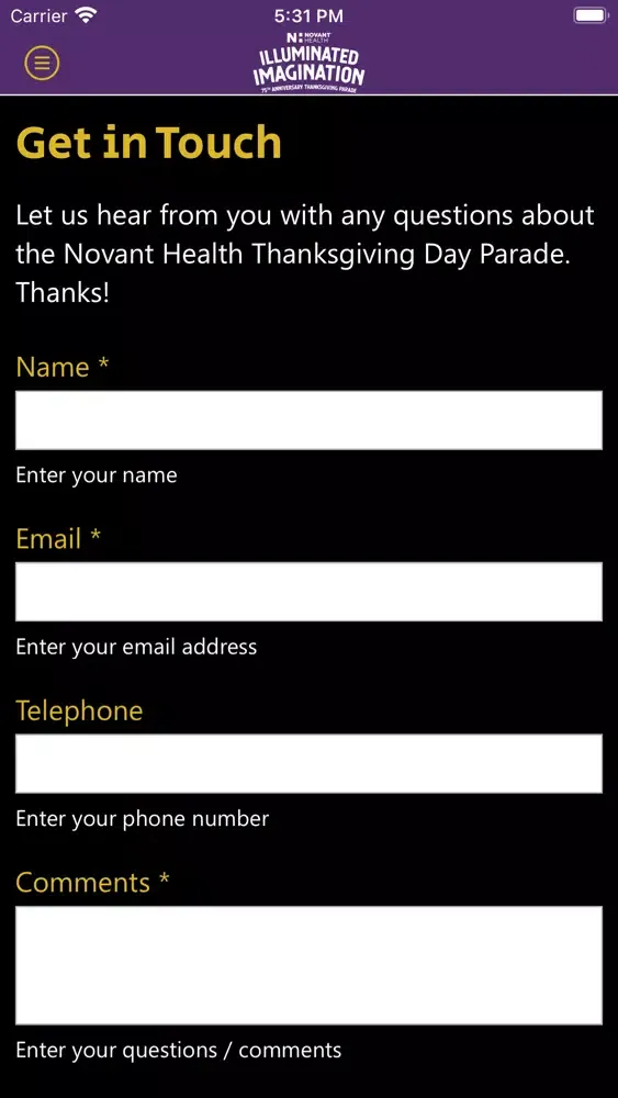 CLT Thanksgiving Parade স্ক্রিনশট