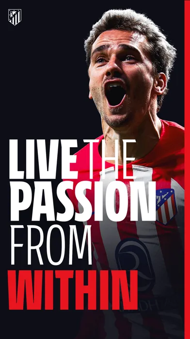 Capturas de tela do Atlético de Madrid