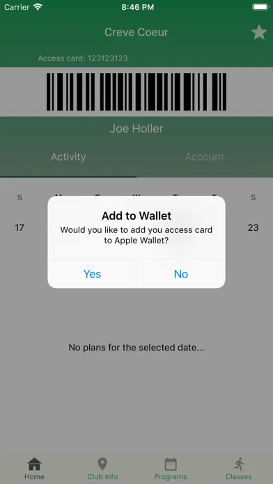 CCRC Tennis Mobile App應用截圖
