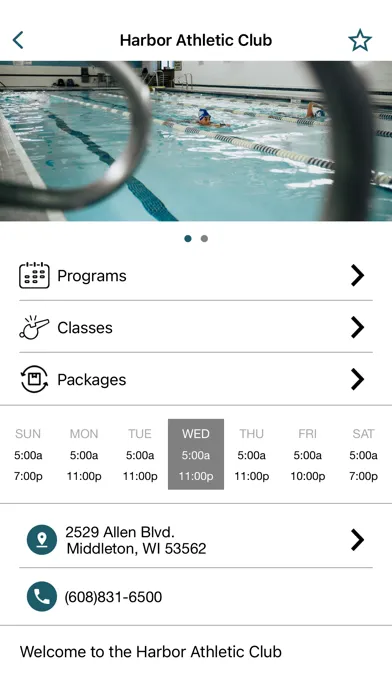 Capturas de pantalla de Harbor Athletic Club (HAC)