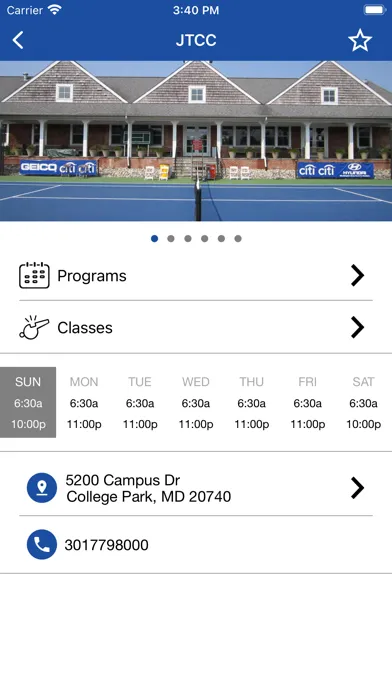 Captures d'écran de JTCC Mobile App