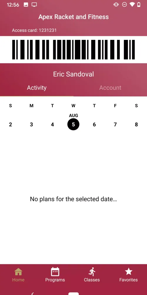Apex Racket and Fitness Screenshots