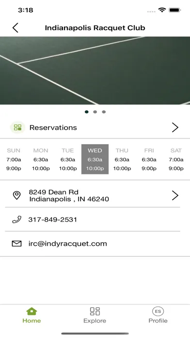 ภาพหน้าจอของ IRC Tennis