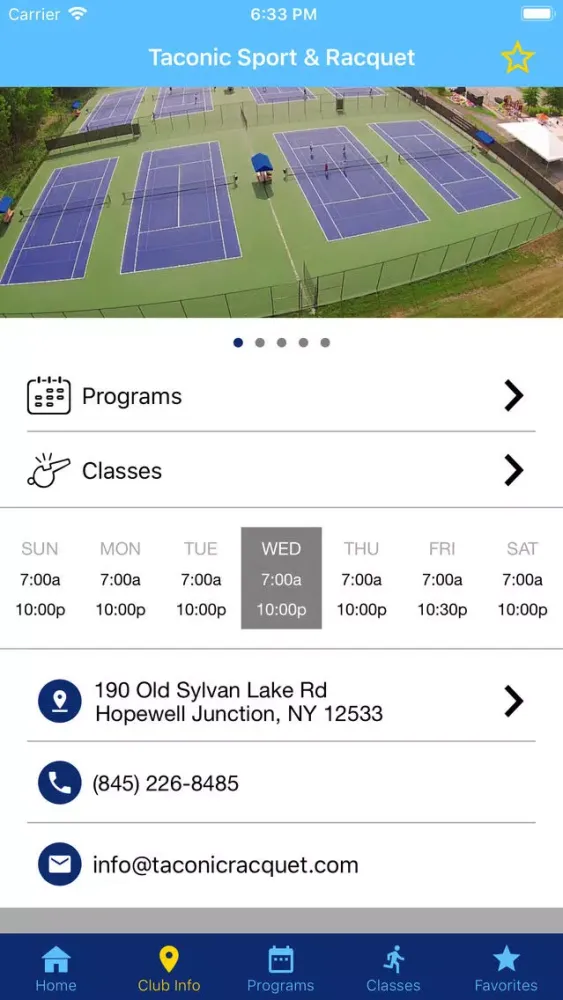 Taconic Sport & Racquet 스크린샷
