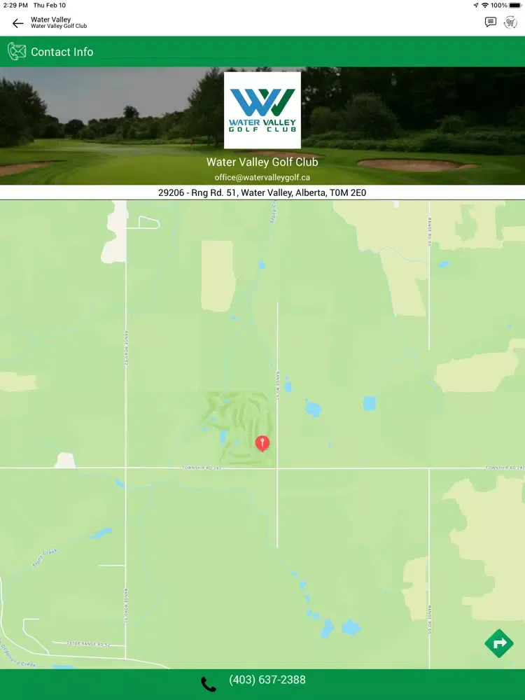 Capturas de tela do Water Valley Golf Club iPad 