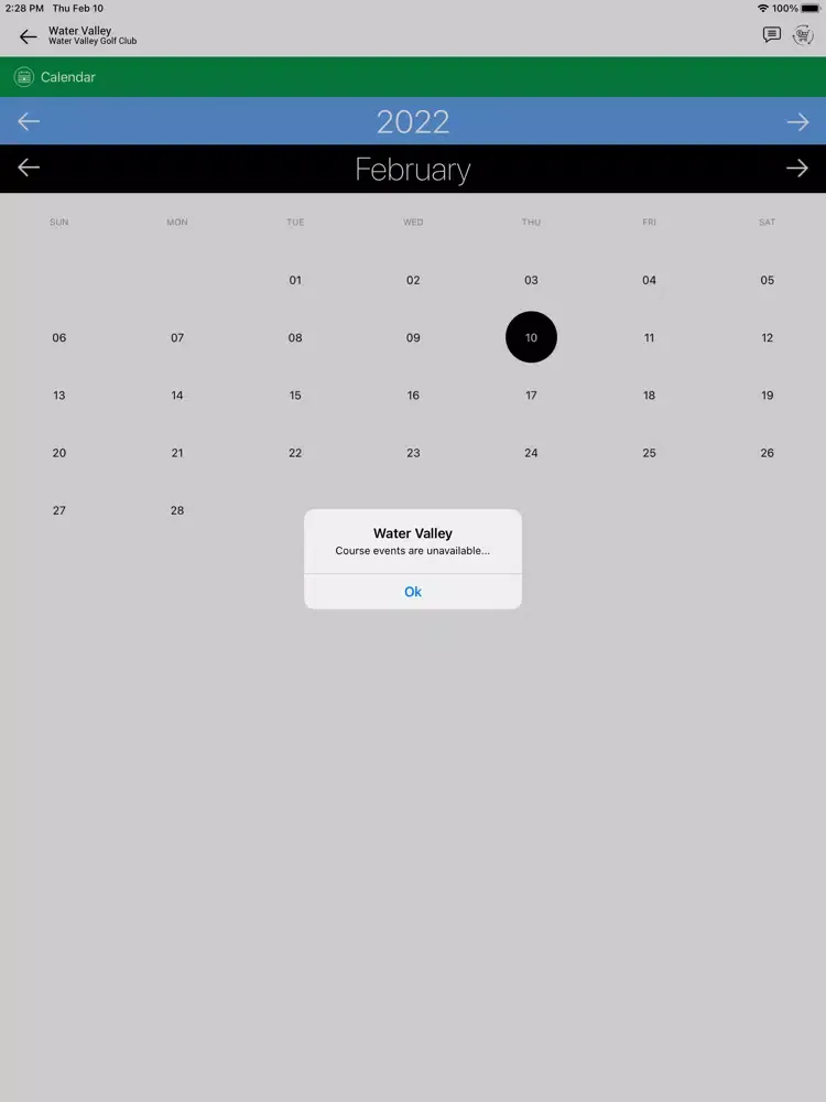 Capturas de tela do Water Valley Golf Club iPad 