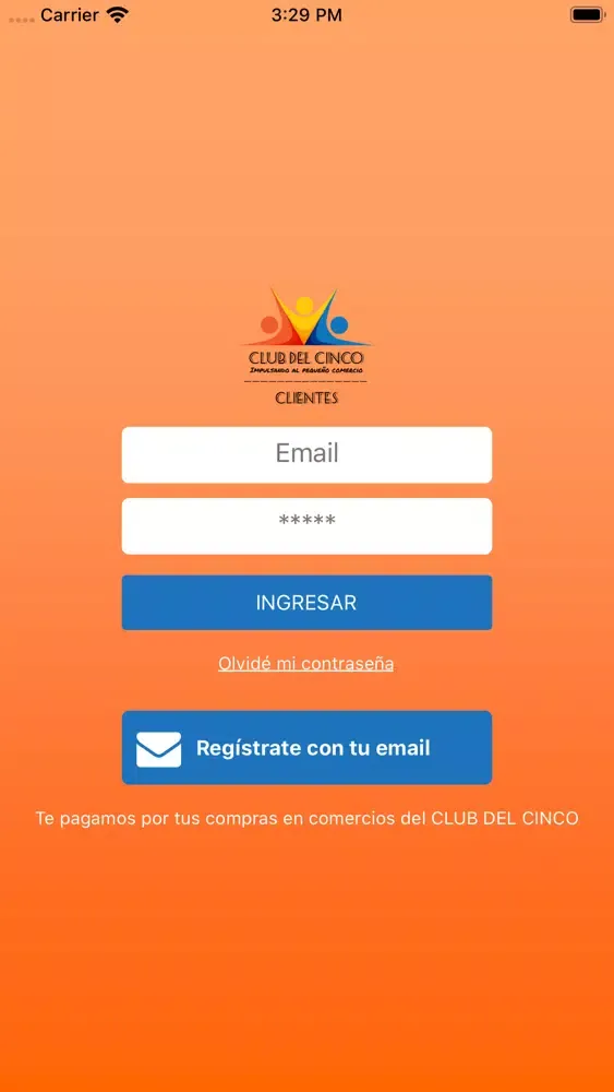 Capturas de tela do Club del Cinco