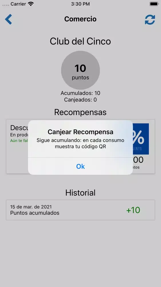 Capturas de tela do Club del Cinco