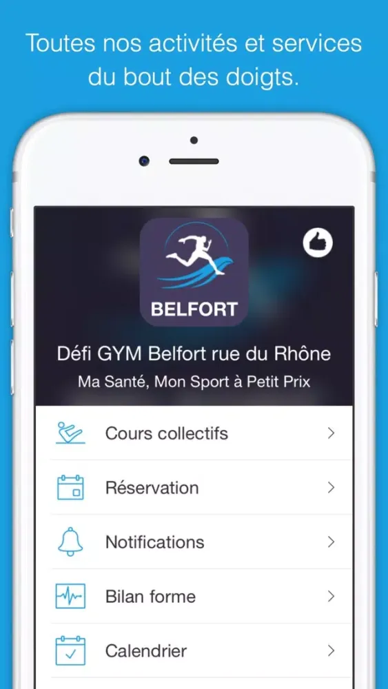 Ảnh chụp màn hình của Défi GYM Belfort - Rue du Rhône