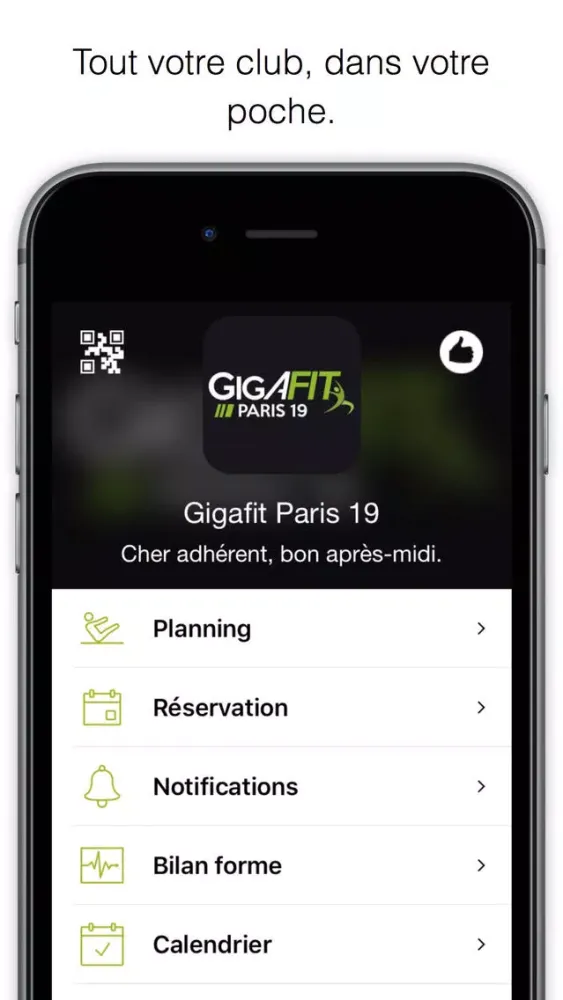 Tangkapan layar Gigafit Paris 19