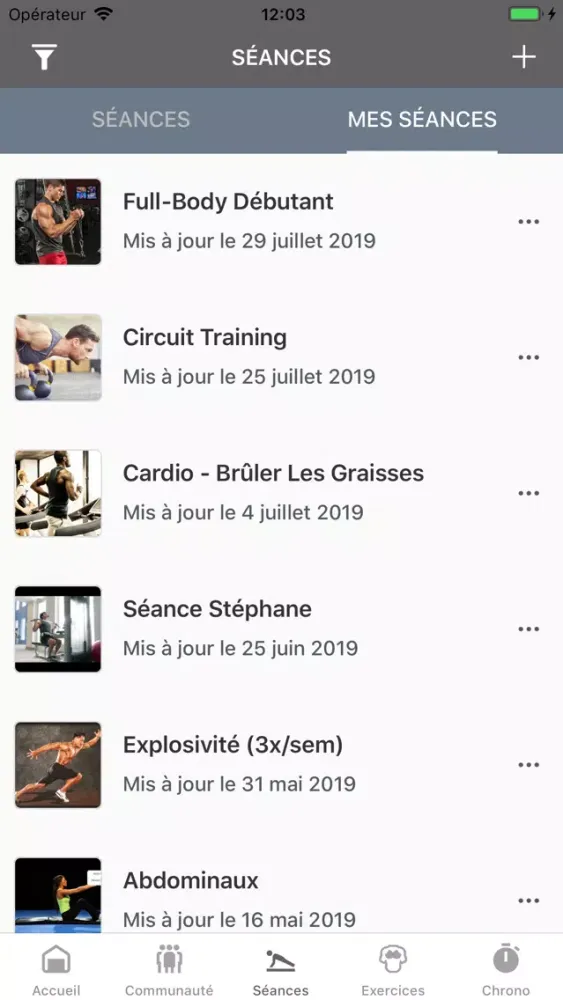 Zrzuty ekranu Elevate Premium Fitness
