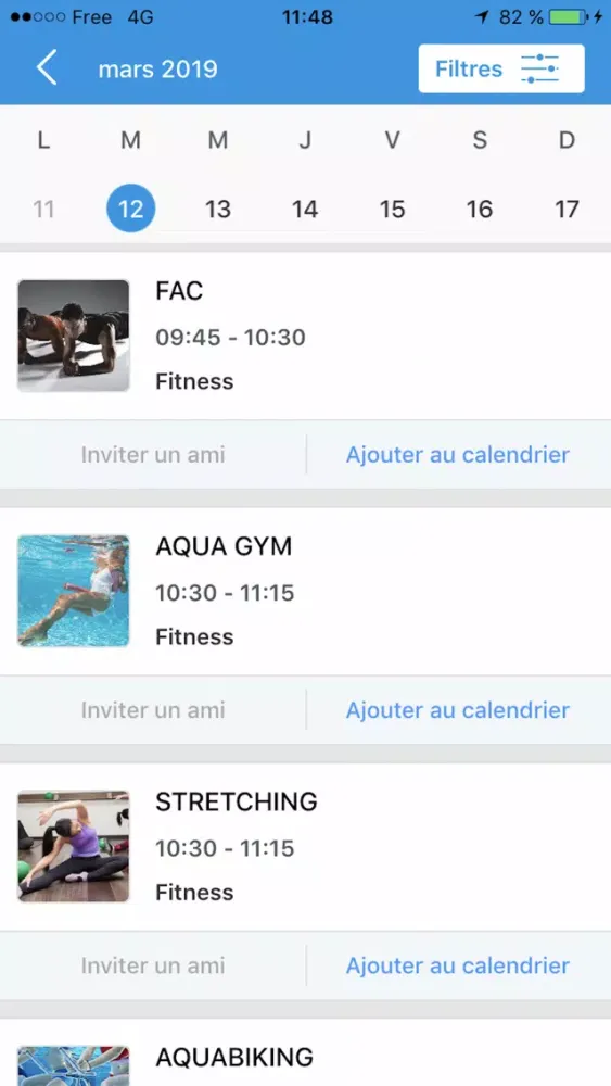 Club Fréquence Forme Ekran Görüntüleri