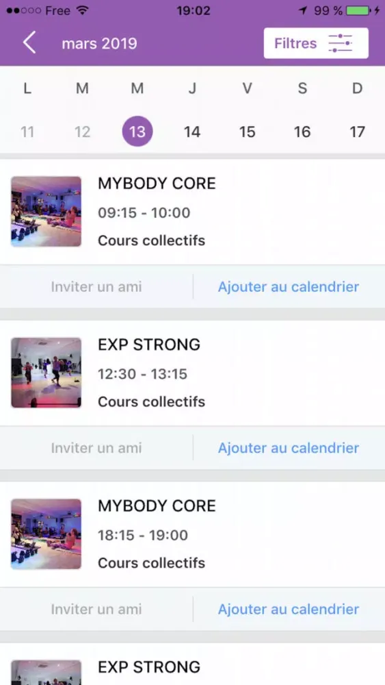 MYWAY FITNESS Valence Ekran Görüntüleri
