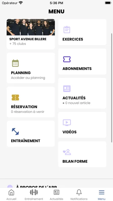Capturas de pantalla de Sport Avenue France
