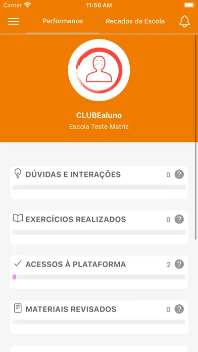 CLUBEaluno para pais應用截圖