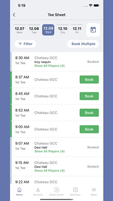 Chateau Golf and Country Club应用截图