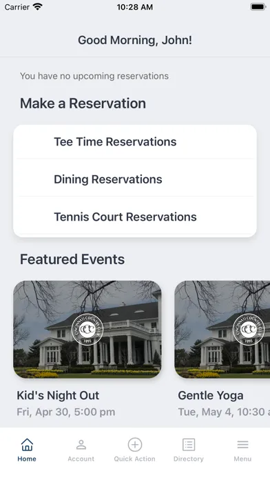 Cincinnati Country Club 스크린샷
