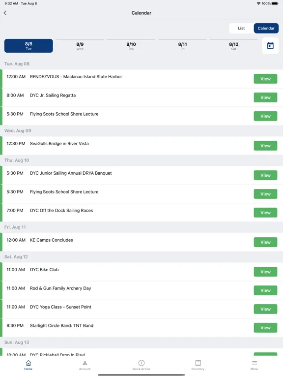 Detroit Yacht Club iPad  স্ক্রিনশট