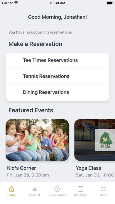Hope Valley Country Club سکرین شاٹس