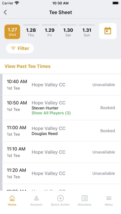 Hope Valley Country Club سکرین شاٹس