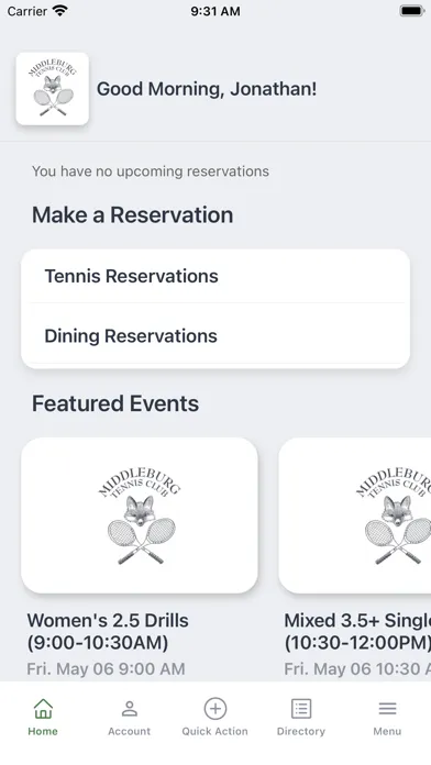 Tangkapan skrin MTC Member App