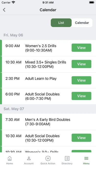Tangkapan skrin MTC Member App